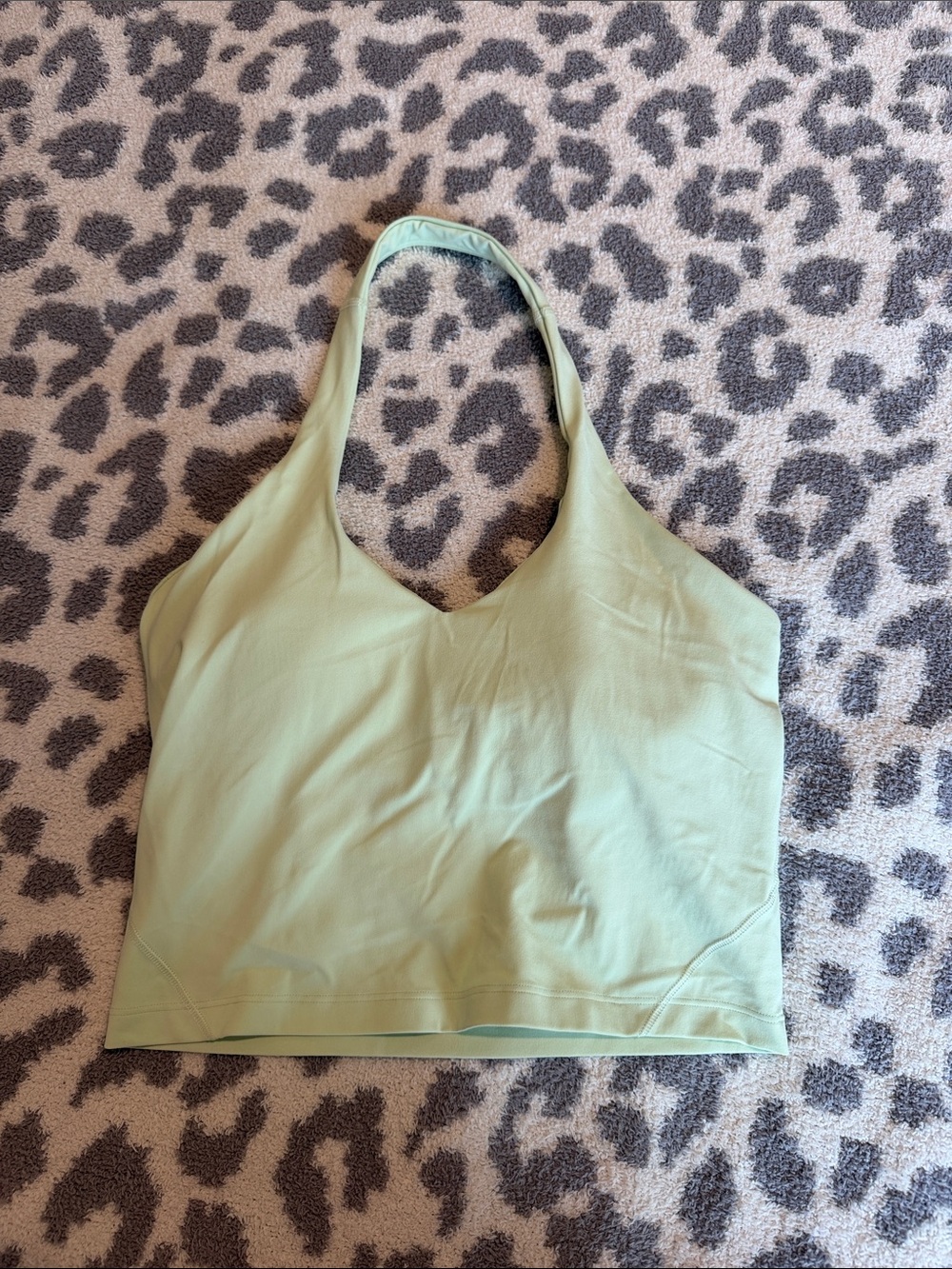 lululemon athletica Light Green Halter Sports Bra Top